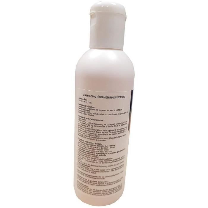 Shampoing - VETOCANIS - Chat et Chien, Produit Anti Parasites