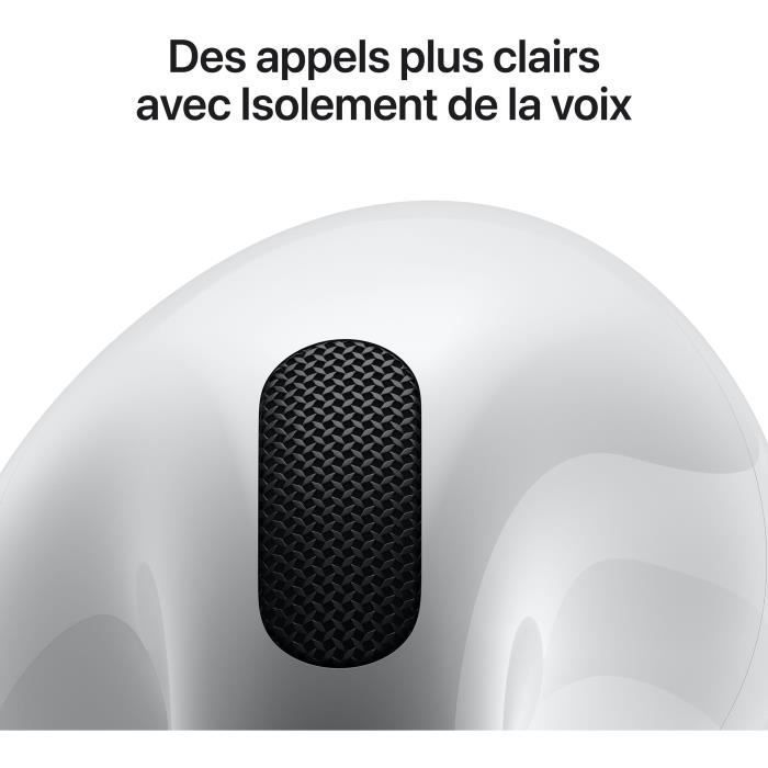 APPLE AirPods 4 avec rÈduction active du bruit