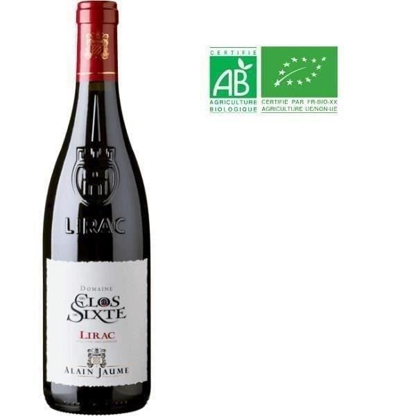 Alain Jaume Domaine du Clos de Sixte 2021 Lirac - Vin rouge des Côtes du Rhône - Bio