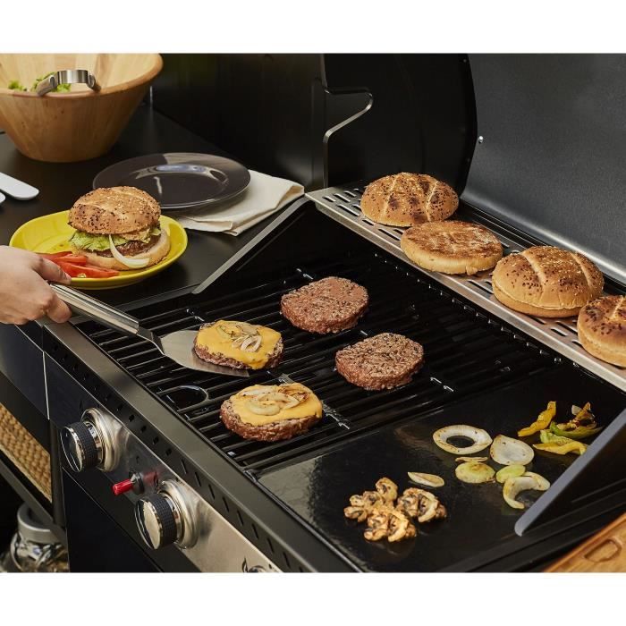 Barbecue a gaz - COOK'IN GARDEN - FIDGI 3 - 3 br˚leurs + Side - Noir