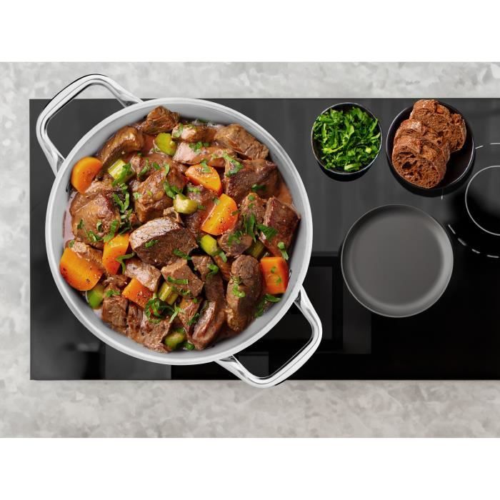AM3549 Arthur Martin Marmite 24 cm avec couvercle Acier Inoxydable Tous feux dont induction