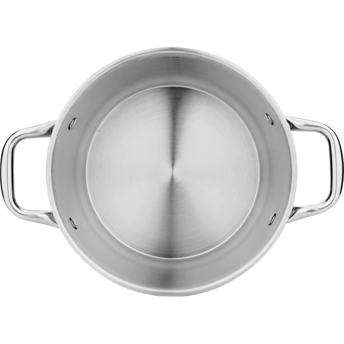 AM3549 Arthur Martin Marmite 24 cm avec couvercle Acier Inoxydable Tous feux dont induction