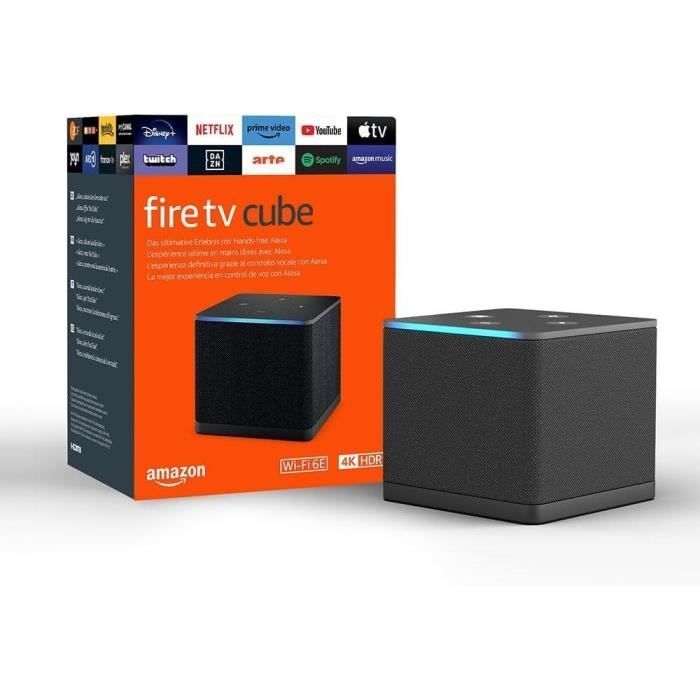 Fire TV Cube - AMAZON - Avec Alexa - Wifi 6E - 4K Ultra HD - Noir