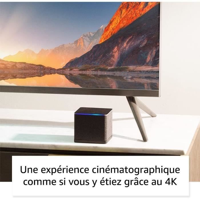 Fire TV Cube - AMAZON - Avec Alexa - Wifi 6E - 4K Ultra HD - Noir