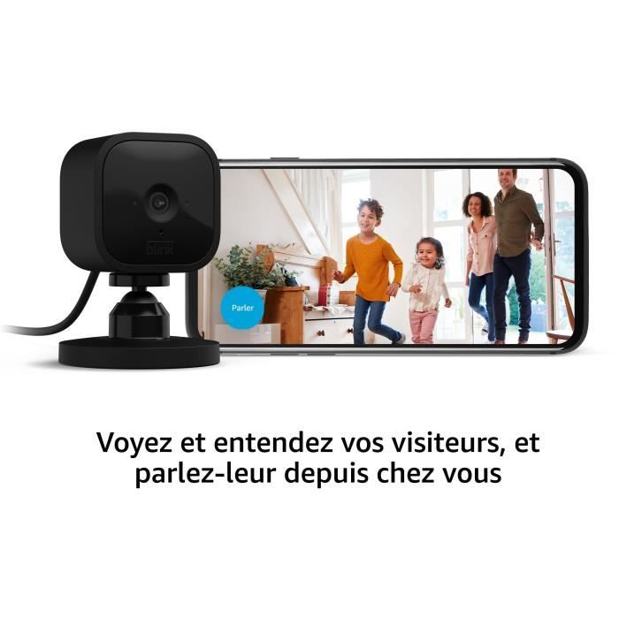 CamÈra de surveillance - BLINK HOME SECURITY - Mini 2-Cam - HD 1080p - Vision nocturne - DÈtection de mouvements