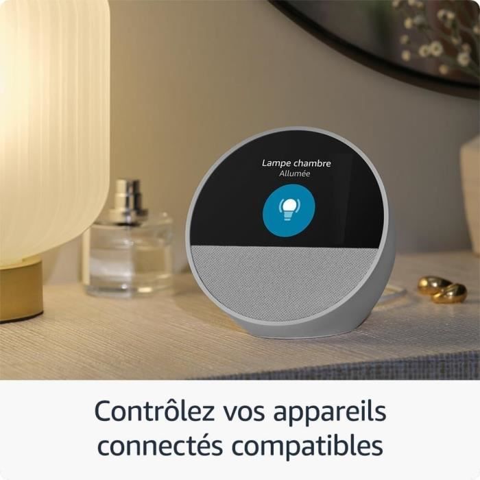 Réveil connecté - AMAZON - ECHO SPOT - Écran 2,83 - Son de qualité - Contrôle vocal