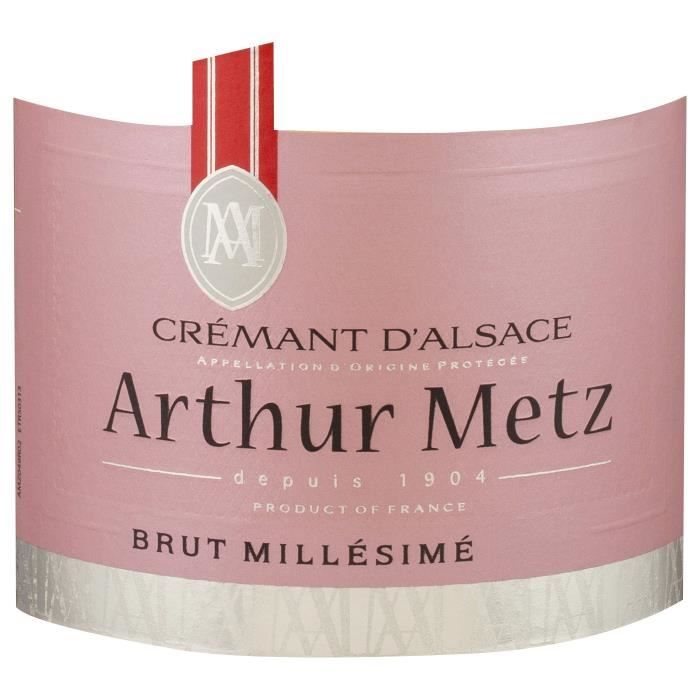 Arthur Metz Rosé - Crémant d'Alsace 2023