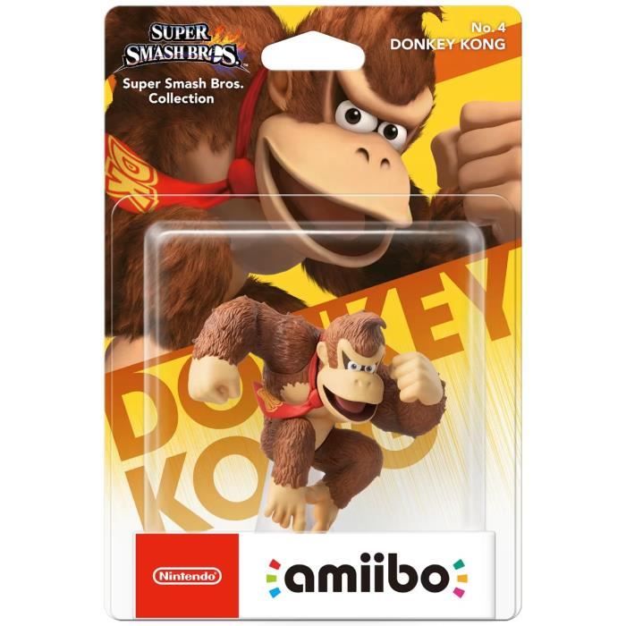 Figurine Amiibo - Donkey Kong N∞4 ï Collection Super Smash Bros.