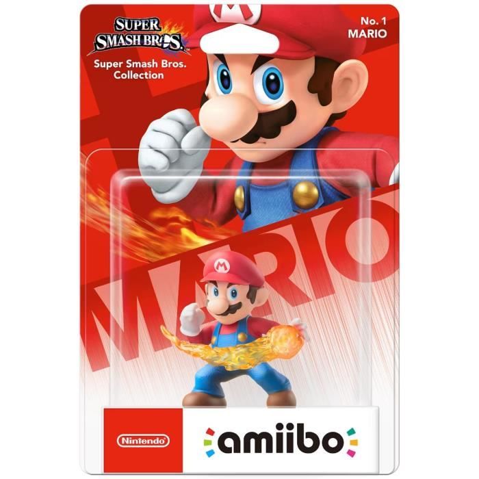 Figurine Amiibo - Mario N°1 Collection Super Smash Bros.