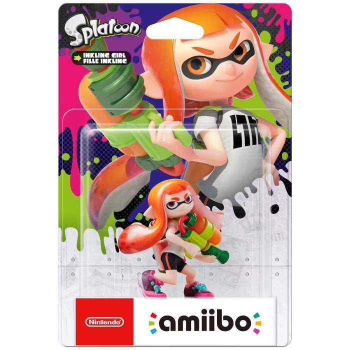 Figurine Amiibo - Fille Inkling Collection Splatoon