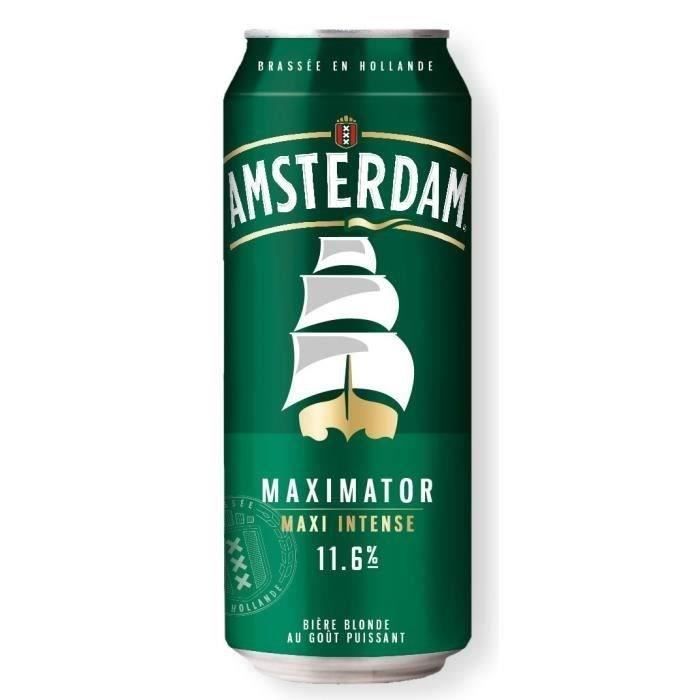 Biere Amsterdam Maximator Maxi intense - Canettes 24 x 50 cl - 11,6°