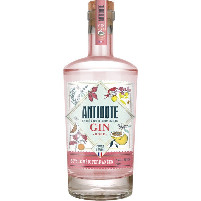 Antidote - Style Méditerranéen - Rosé - Gin - 40,0% Vol. - 70cl