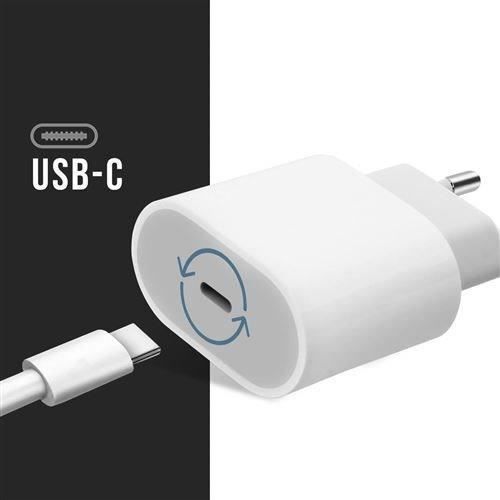 Chargeur pour tÈlÈphone mobile Apple Chargeur secteur 20W USB-C Blanc