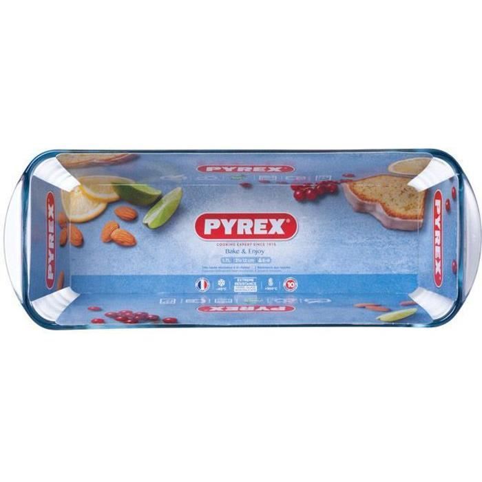 Moule a cake - PYREX - 1450157 - En verre borosilicate - 28 cm