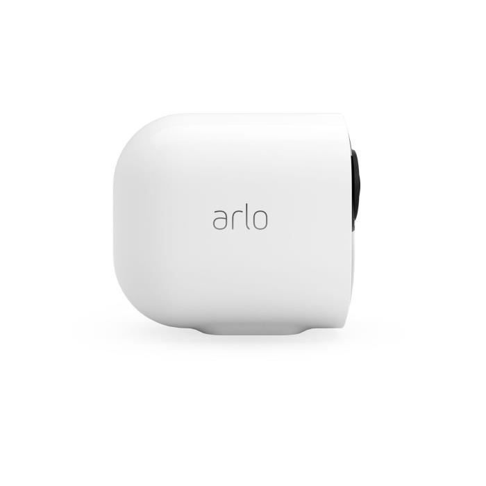 Arlo Ultra 2 - Pack de 3 caméras de surveillance Wifi sans fil - Blanc - 4K - Batterie de 6 mois- Champ de vision a 180°