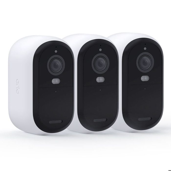 Caméra de sécurité connectée - ARLO - Essential2 - Pack de 3 - Résolution 2K - Vision nocturne couleur