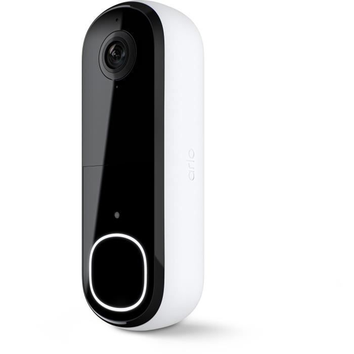 Sonnette Vidéo - ARLO - AVD4001-100EUS - Connexion directe au Wi-Fi - Son de sirene intégré
