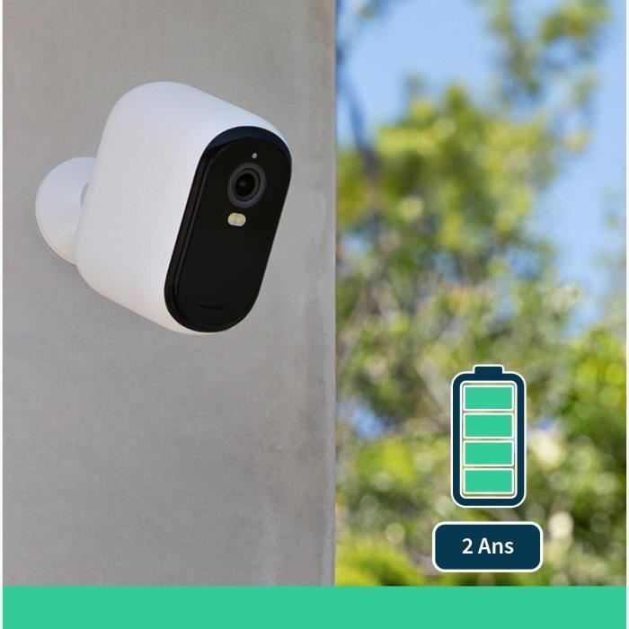Pack 2 Cameras - ARLO - FHD XL Essential2 - Extérieur - Batterie - Vision nocturne