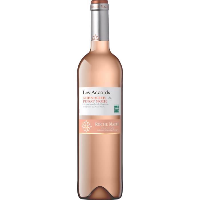 Les Accords de Roche Mazet Grenache & Pinot Noir Pays d'Oc - Vin rosÈ de Languedoc
