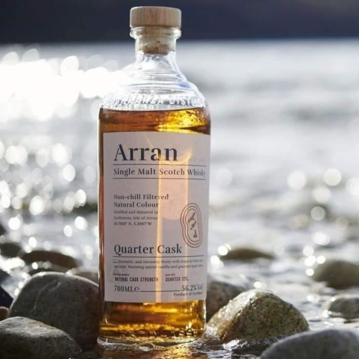 Arran - Quarter Cask -avec etui- The Bothy - Single Malt Scotch Whisky - 56,2% Vol. - 70 cl