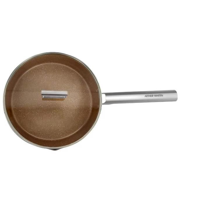 Sauteuse - ARTHUR MARTIN - AM3542 - 28 cm avec couvercle - Aluminium ForgÈ - Tous feux dont induction + four