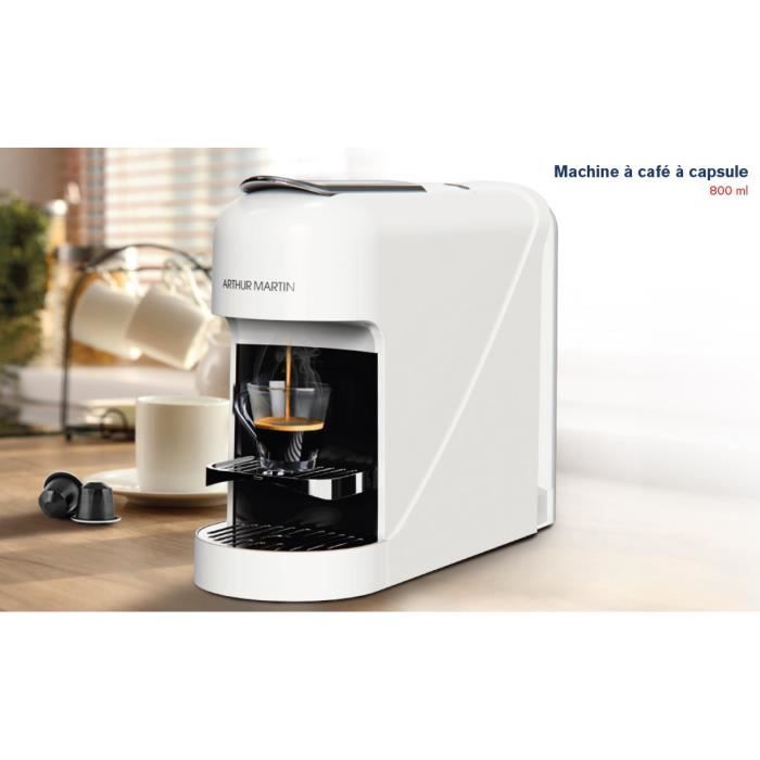Machine a café a capsules - ARTHUR MARTIN - AMN230B - Expresso & Lungo - Préparation rapide