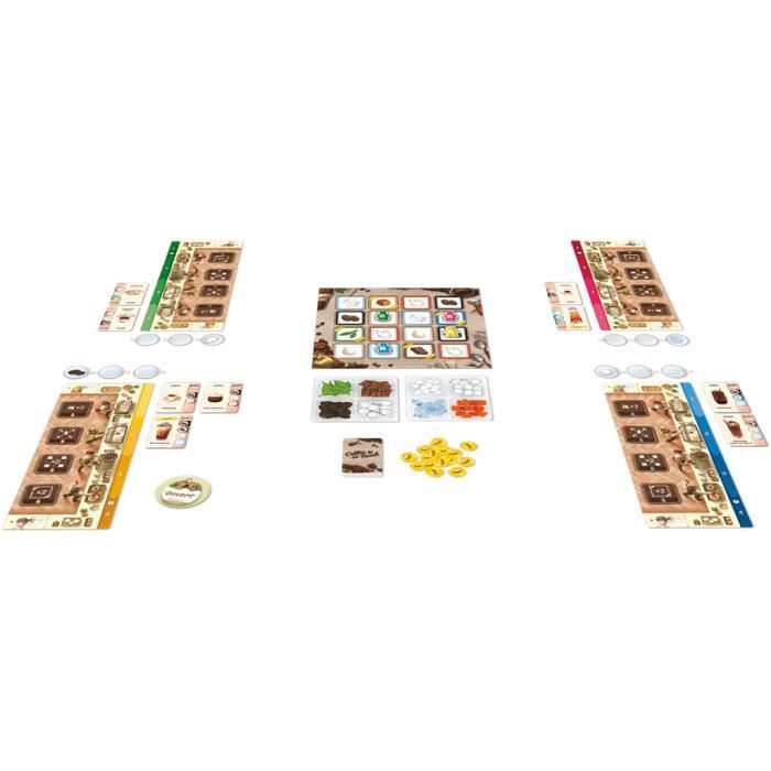 Jeu de gestion - ASMODEE - KBGCR01FR - Coffee Rush - 2 joueurs ou plus - 30 min de jeu