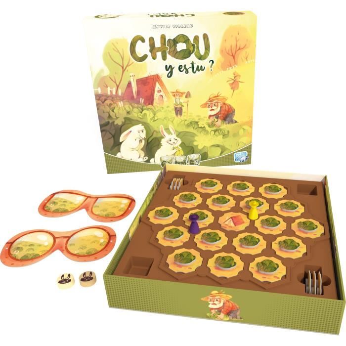 Chou y es tu - Asmodee - Jeu simple d'observation et de strategie - Des 6 ans