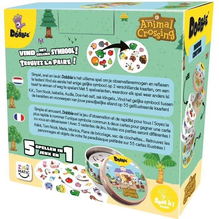 Dobble Animal Crossing (Eco Sleeve) FR/NL