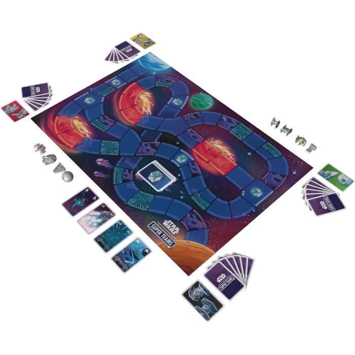 Star Wars Super Teams, jeu de société, des 7 ans, 2 a 4 joueurs, Durée moins de 30 min, Français