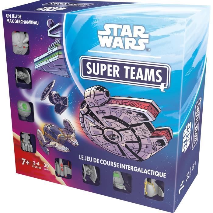 Star Wars Super Teams, jeu de société, des 7 ans, 2 a 4 joueurs, Durée moins de 30 min, Français