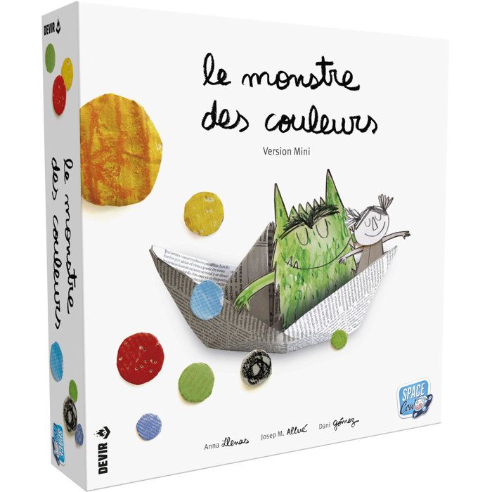SPACE COW Jeu éducatif émotions - Le Monstre des couleurs nouvelle édition - Des 3 ans - 2 a 5 joueurs - 20 min