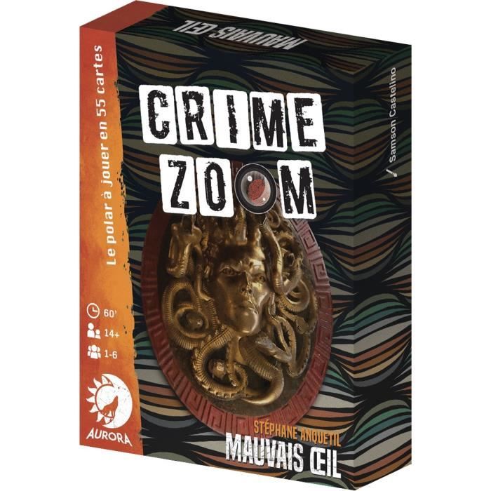 Crime Zoom : Mauvais oeil - Asmodee - Jeu d'enquete - Des 14 ans - 30 minutes a 1h