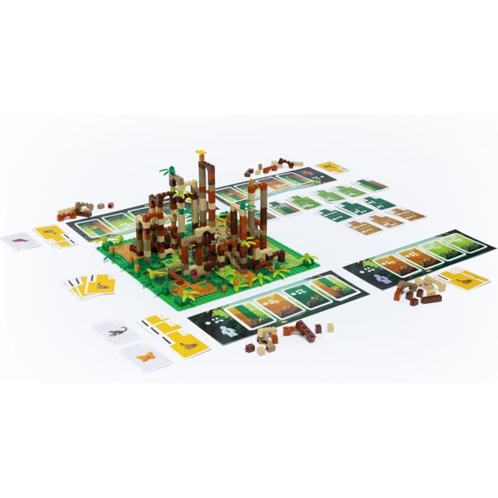 Lego Monkey Palace - Asmodee - Construisez Votre Chemin vers la Victoire Brique par Brique ! - 10 ans et + - 2 a 4 Joueurs - 45 mn