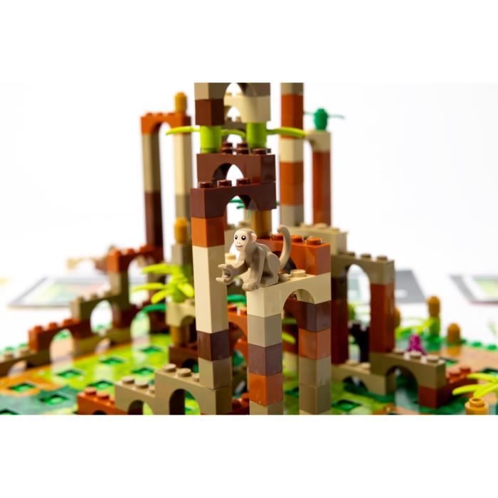Lego Monkey Palace - Asmodee - Construisez Votre Chemin vers la Victoire Brique par Brique ! - 10 ans et + - 2 a 4 Joueurs - 45 mn