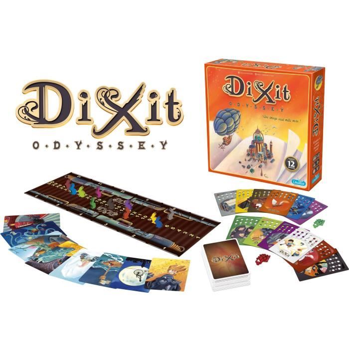 Libellud | Dixit Odyssey | Jeu de société | a partir de 8 ans | 3 a 6 joueurs | 30 minutes