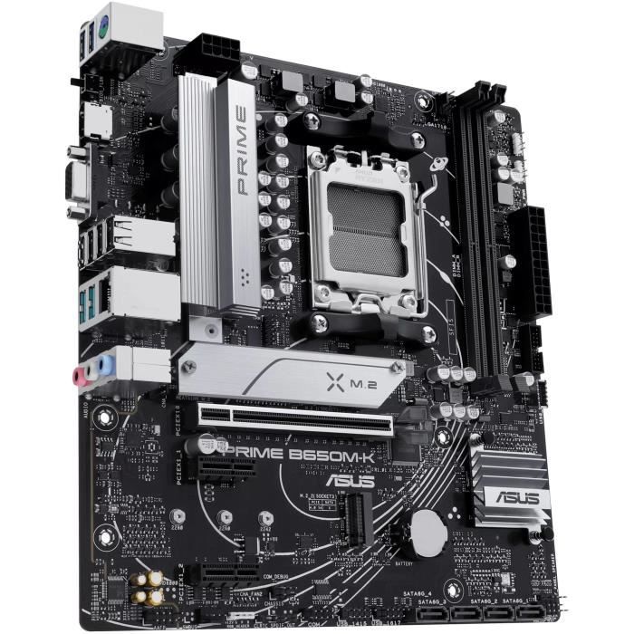 Carte mere - ASUS - PRIME B650M-K - AMD B650 - Emplacement AM5 micro ATX