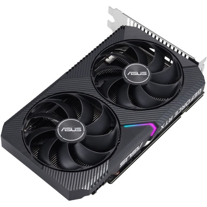 Carte graphique - ASUS - Dual - RTX 3050 - 8 Go GDDR6 - PCI Express 4.0 - Résolution 7680x4320