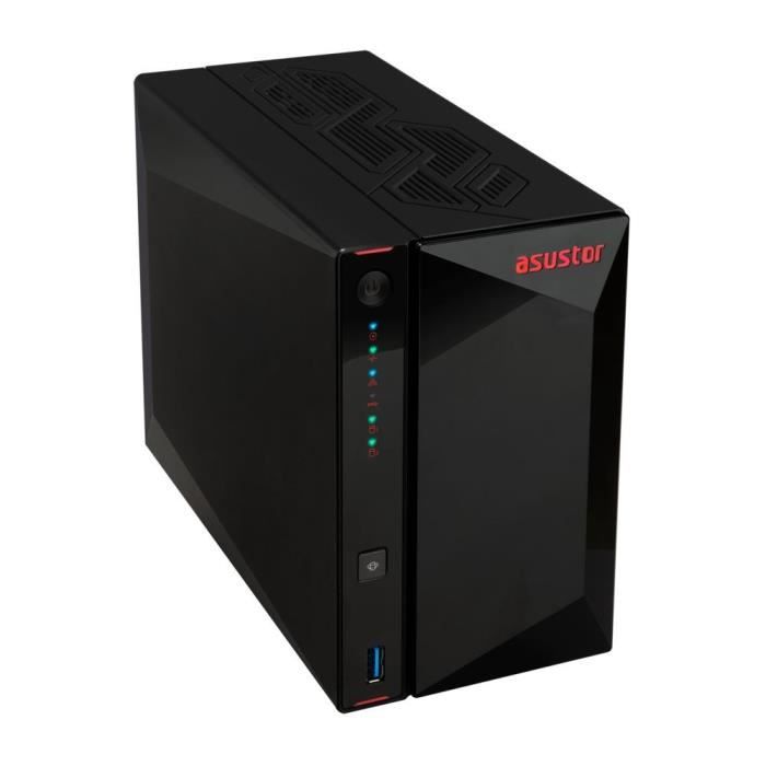 Serveur NAS - ASUSTOR - AS5402T Nimbustor 2 Gen2 - Intel Celeron Quad-Core 2.0GHz - 4GB DDR4 - 2x 2.5GbE