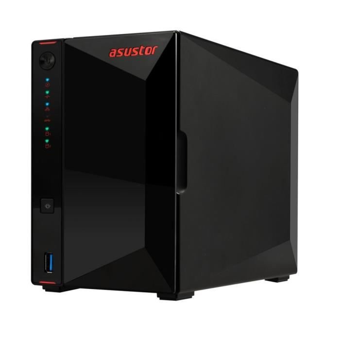 Serveur NAS - ASUSTOR - AS5402T Nimbustor 2 Gen2 - Intel Celeron Quad-Core 2.0GHz - 4GB DDR4 - 2x 2.5GbE