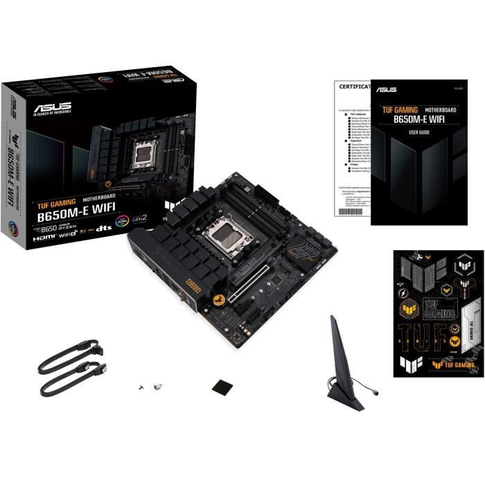 Carte mere - ASUS - TUF GAMING B650M-E WIFI - AMD B650 - Emplacement AM5 micro ATX