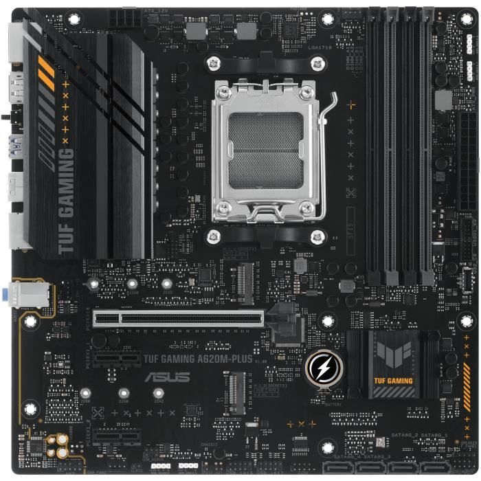 Carte mere - ASUS - TUF GAMING A620M-PLUS - AMD A620 - Emplacement AM5 micro ATX