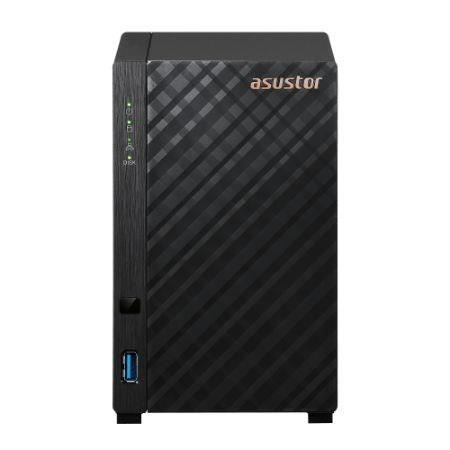 Serveur NAS - ASUSTOR - AS1102TL Drivestor 2 Lite - Quad-Core 1.7GHz - 1GB DDR4 - 1GbE - 2 baies
