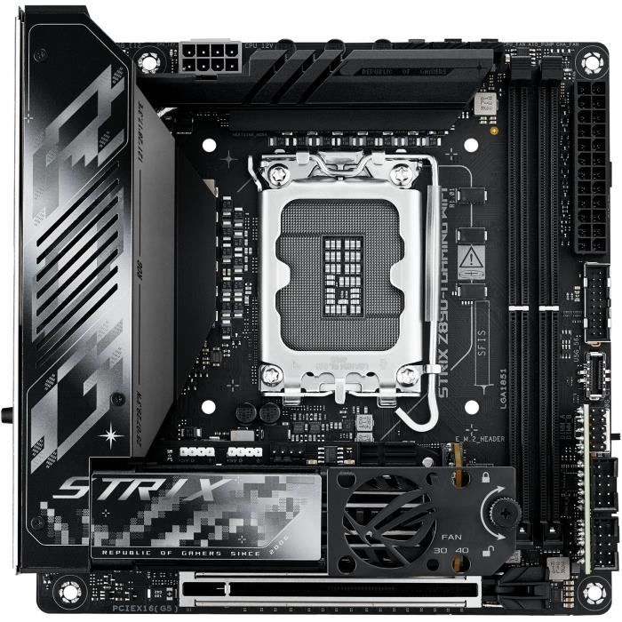 Carte mere - ASUS - ROG STRIX Z890-I GAMING WIFI - Intel Z890 LGA 1851 (Socket V1) mini ITX