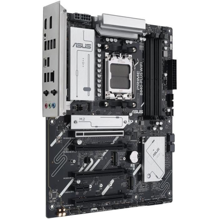 Carte mere - ASUS - PRIME B840-PLUS WIFI - AMD B840 - Emplacement AM5 ATX