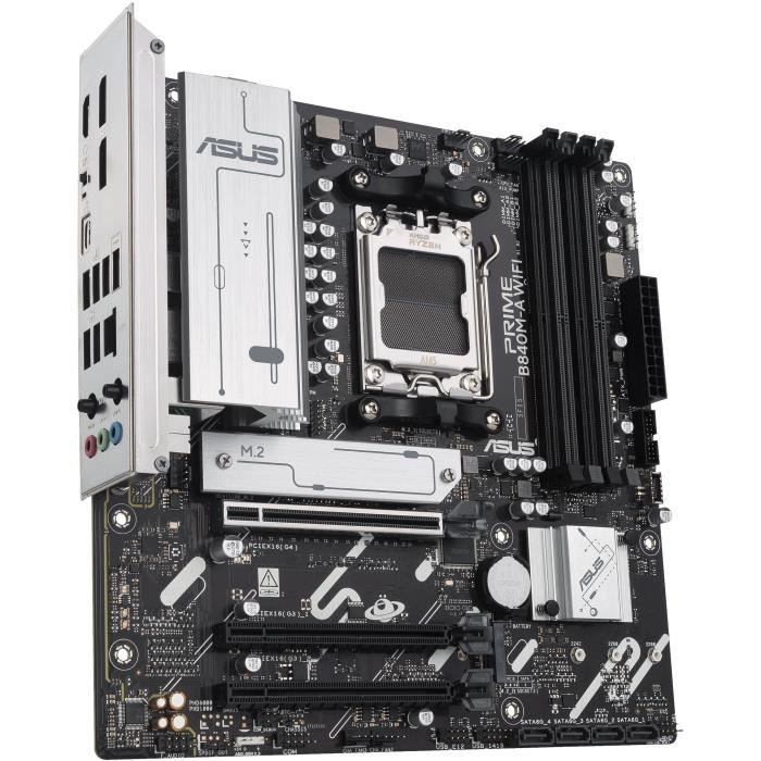 Carte mere - ASUS - PRIME B840M-A WIFI - AMD B840 - Emplacement AM5 micro ATX