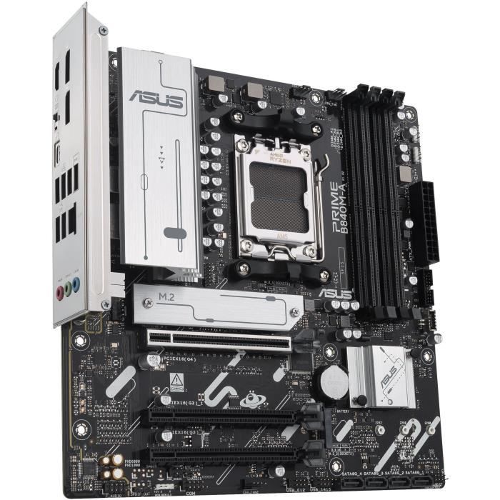 Carte mere - ASUS - PRIME B840M-A-CSM - AMD B840 - Emplacement AM5 micro ATX
