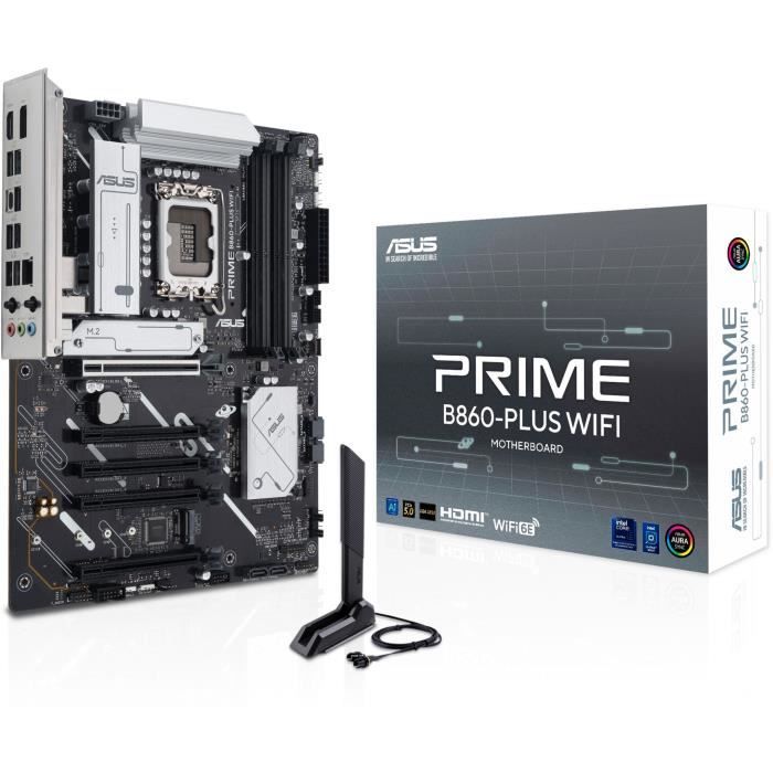 Carte mere - ASUS - PRIME B860-PLUS WIFI - Intel B860 LGA 1851 (Socket V1) ATX