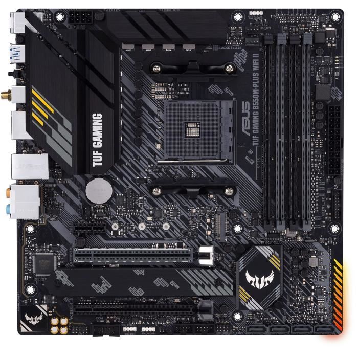 Carte mere - ASUS - TUF GAMING B550M-PLUS WIFI II - AMD B550 - Emplacement AM4 micro ATX