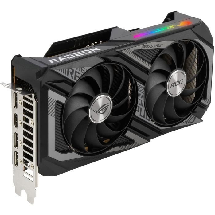 Carte graphique - ASUS - ROG -STRIX-RX6600XT-O8G-GAMING AMD Radeon RX 6600 XT 8 Go GDDR6